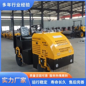 工程1.5吨压路机 园林草坪滚压机 路面施工压土机