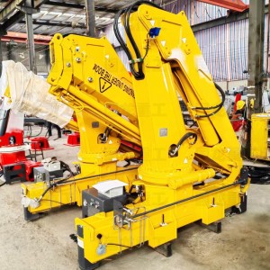 国龙重工 随车折臂吊 车载液压起重吊机 2-10 吨可选 工程吊车